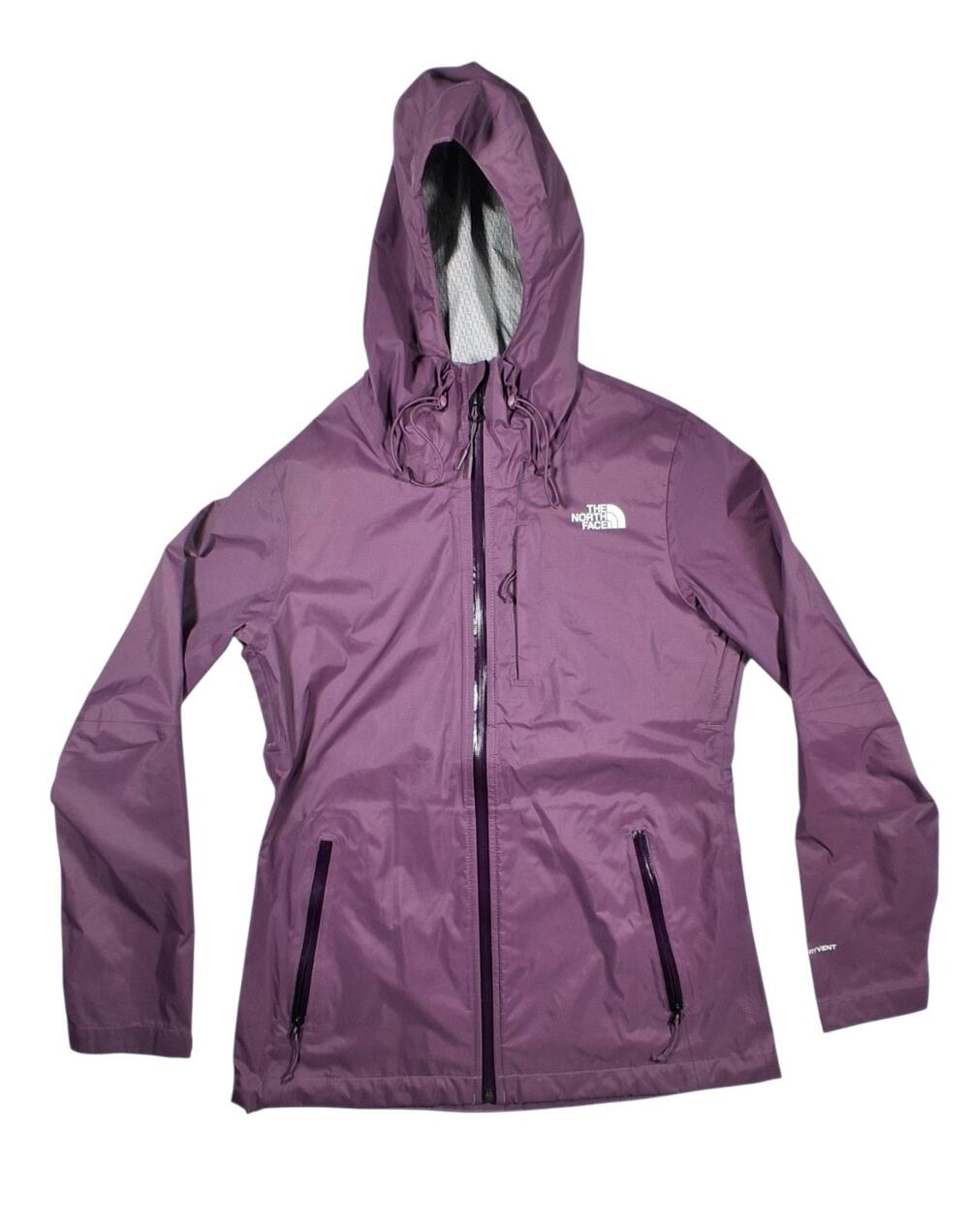 The North Face DryVent Rain Jacket Women’s XS Purple Hooded Full Zip